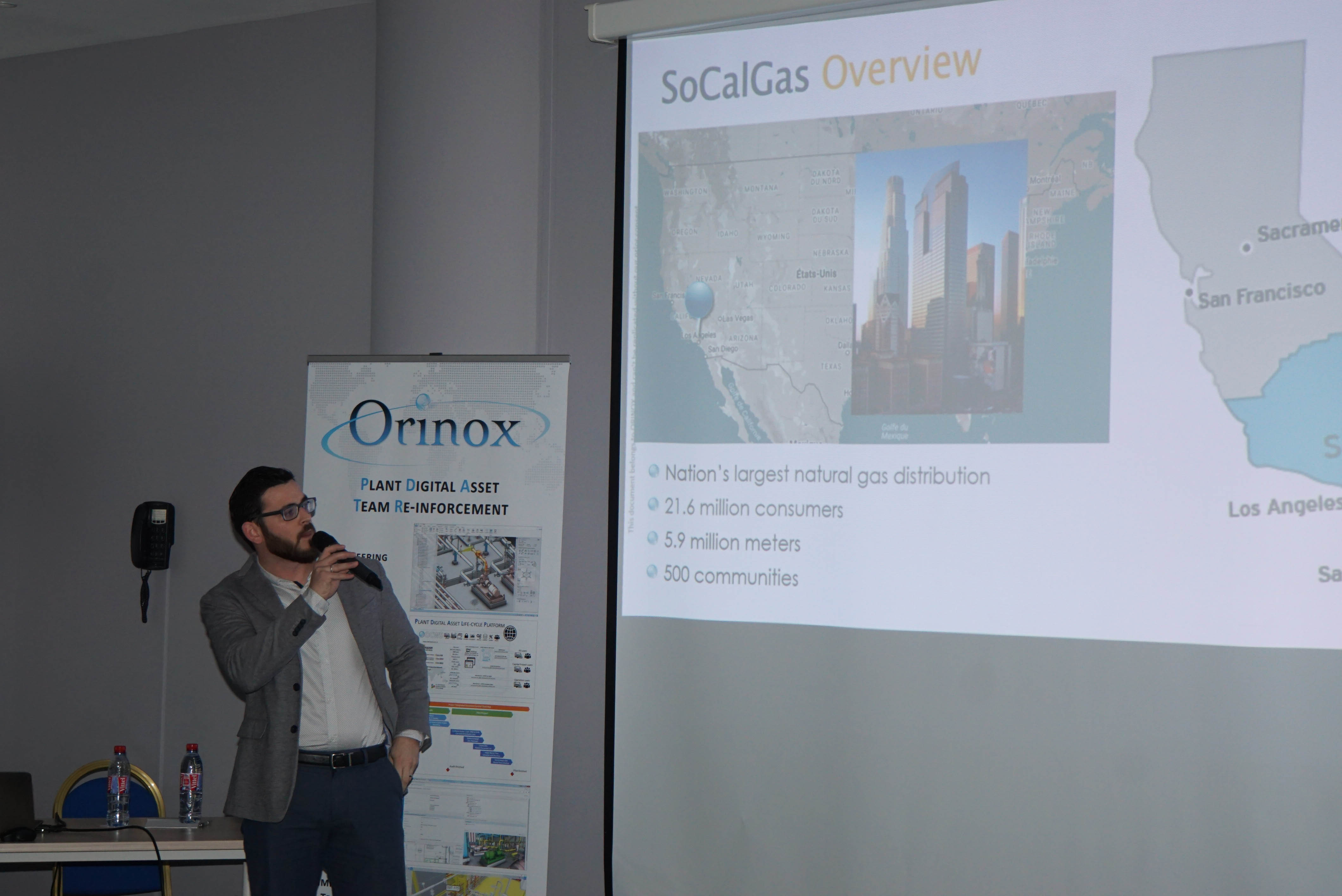 Maxime GUILLOIS présente le projet SoCalGas avec OCWS