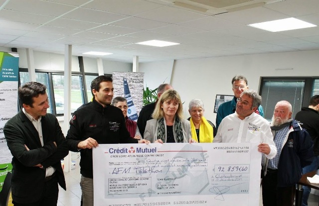 Orinox team cheque