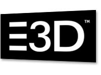 E3D logo black